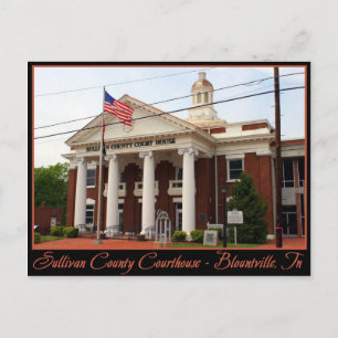 Sullivan County Domstol - Blountville, TN Vykort