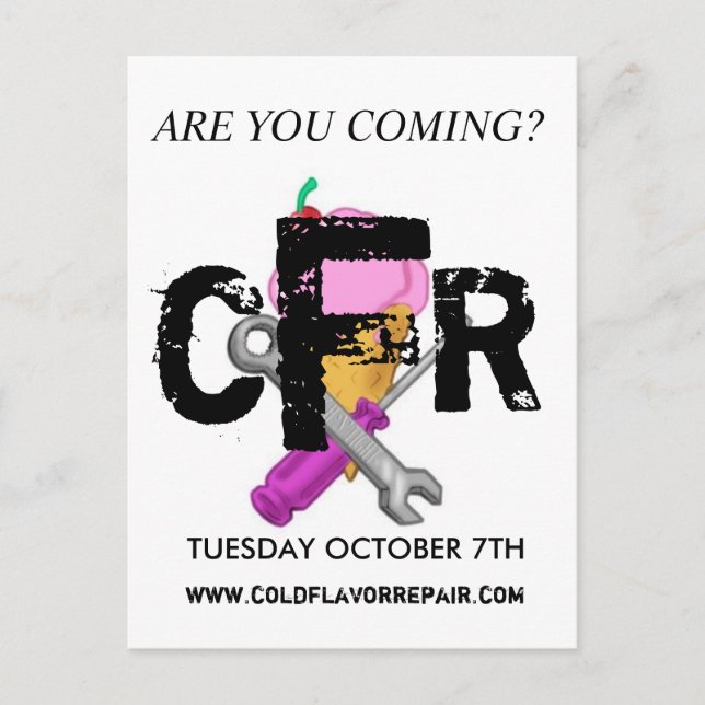 SULLIVAN HALL 10/07/08 2.0- Anpassad Inbjudan Vykort (Framsida)