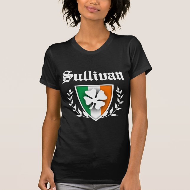 Sullivan Shamrockvapensköld Tee Shirt (Framsida)