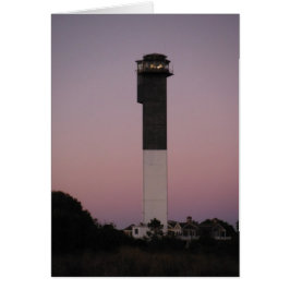 Sullivans fyr på ön Sunset OBS Kort
