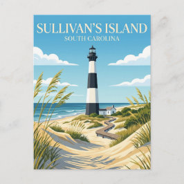 Sullivan's Island South Carolina Vykort
