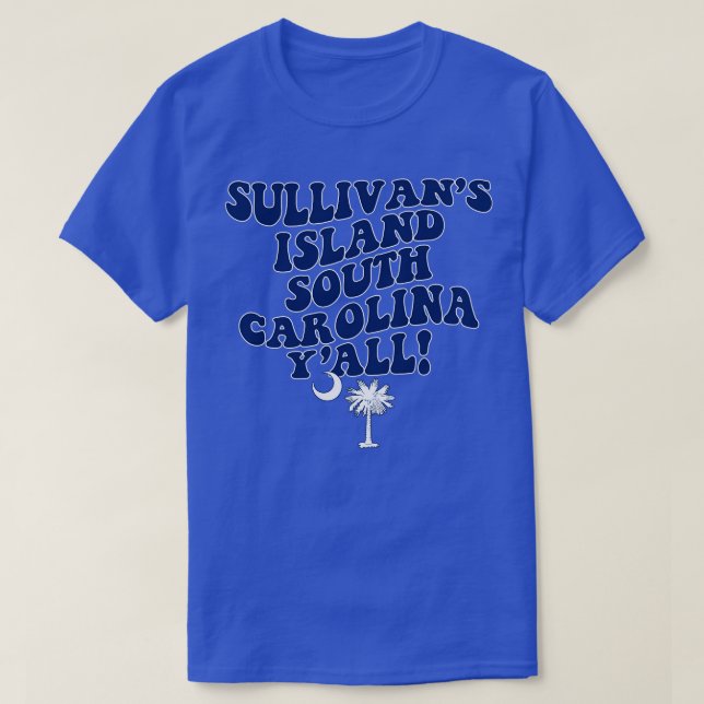 Sullivans Island South olina SC Flagga Cute Southe T Shirt (Design framsida)