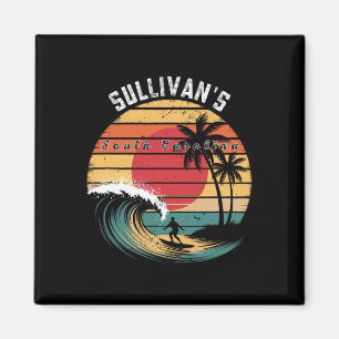 Sullivans South Carolina Beach Surfing Magnet