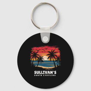 Sullivans South Carolina Surfare Palmträd Så Nyckelring