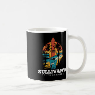 Sullivans South Carolina Surfbräda Surfing Retro Kaffemugg