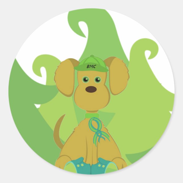 Sully - Diabetes Sticker Runt Klistermärke (Framsida)