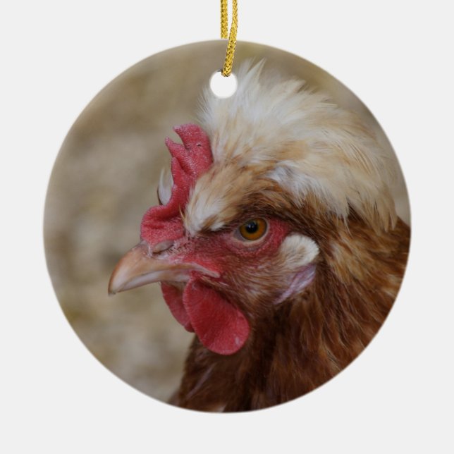 Sulmtaler Hen Julgransprydnad Keramik (Framsidan)