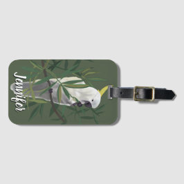 Sulphur-Crested Cockatoo in Tree Illustration Bagagebricka