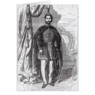 Sultan Abdul Medjid Hälsningskort