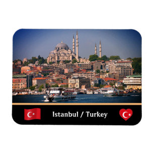 Sultan Ahmed, Istanbul panorama, Turkiet Magnet