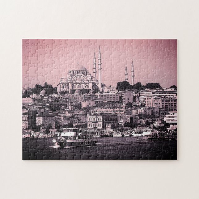 Sultan Ahmed, Istanbul, Turkiet Art (Puzzle Mania) Pussel (Horisontell)