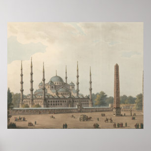 Sultan Ahmed, Istanbul, Turkiet Poster