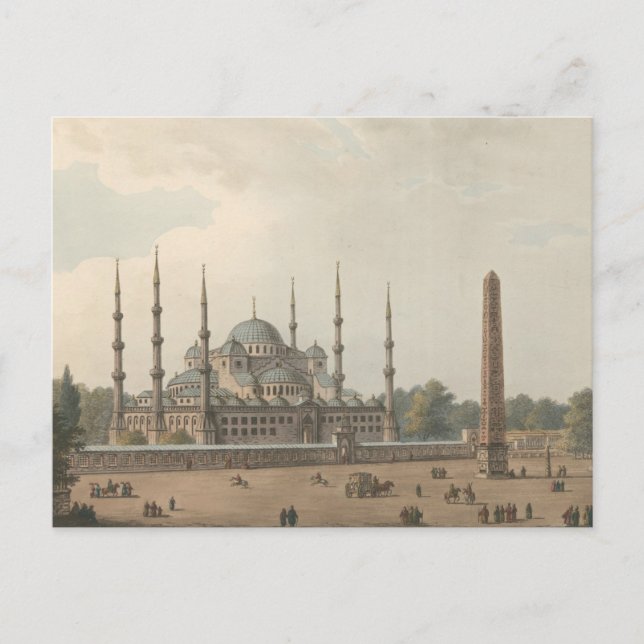 Sultan Ahmed, Istanbul, Turkiet Vykort (Framsida)
