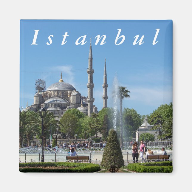 Sultan Ahmed Mosque. Magnet (Framsidan)