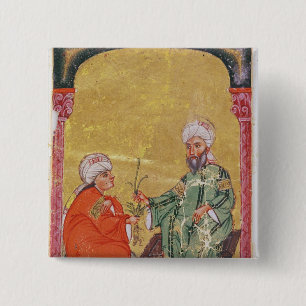 Sultan Ahmet III med en av hans lärjungar Knapp