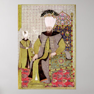 Sultan Ahmet III och arvingen till biskopsstolen Poster