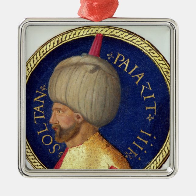 Sultan Bayezid mig Julgransprydnad Metall (Framsidan)