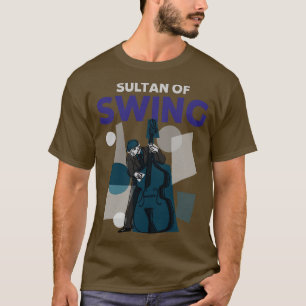 Sultan från upprätt Dubbla Bass Player T Shirt
