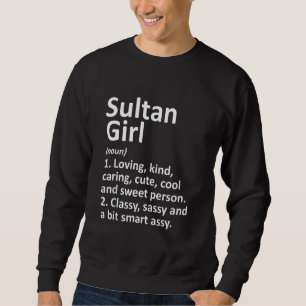 SULTAN GIRL WA WASHINGTON Funny City Roots Gi Lång Ärmad Tröja