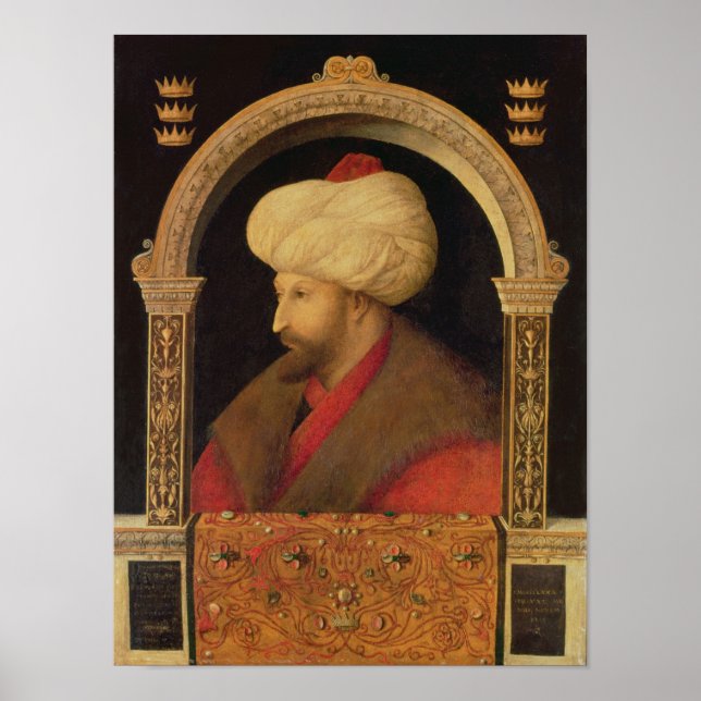 Sultan Mehmet II 1480 Poster (Framsidan)
