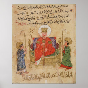 Sultan på hans biskopsstol poster