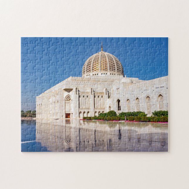 Sultan Qaboos Grand Mosque i Muscat, Oman Pussel (Horisontell)