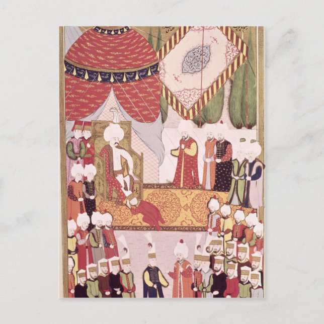 Sultan Selim I-koronationen Vykort (Framsida)