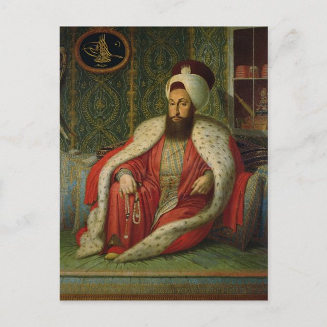 Sultan Selim III, 1803-04 Vykort (Framsida)