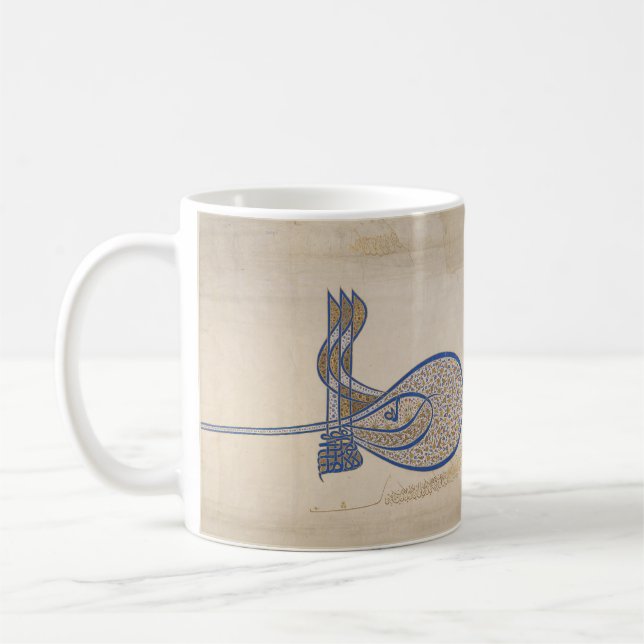 Sultan Sulaiman Tughra Kaffemugg (Vänster)