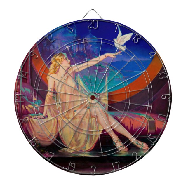 Sultana den arabiska sultankonubinen 1925 darttavla (Framsidan)