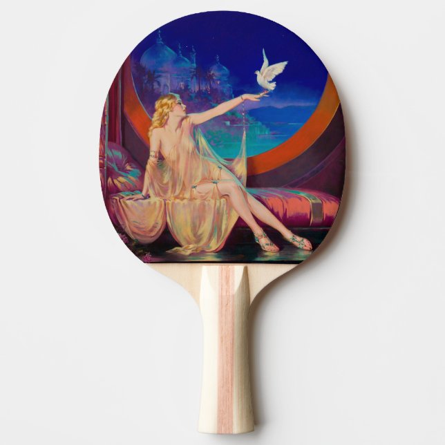 Sultana den arabiska sultankonubinen 1925 pingisracket (Framsidan)