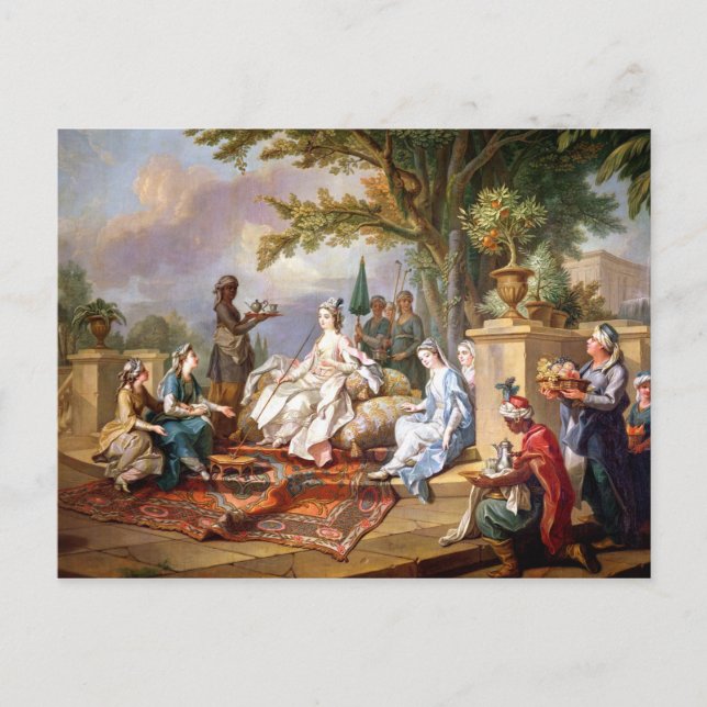 Sultana har tjänat av Eunuchs Vykort (Framsida)