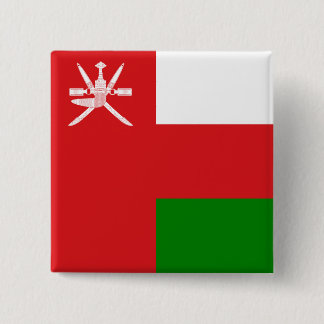 Sultanat av Oman Flagga Knapp