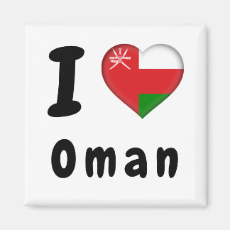 Sultanat av Oman Flagga Magnet