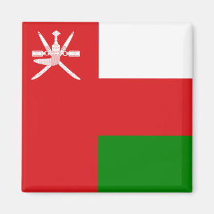 Sultanat av Oman Flagga Magnet