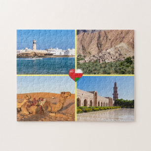 Sultanat av Oman-landmärken Pussel