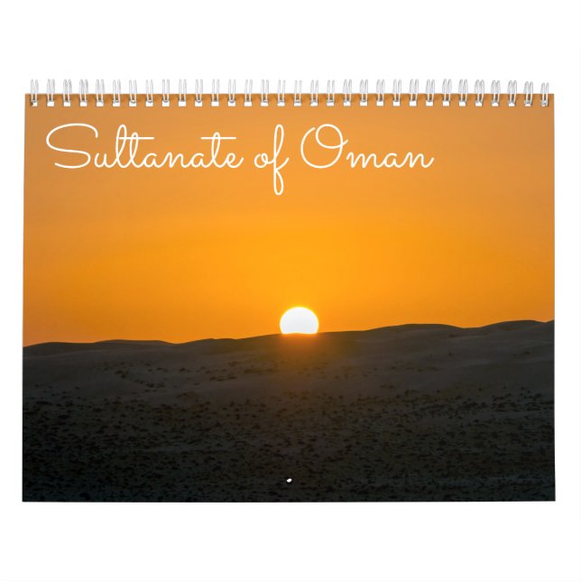 Sultanatet Oman Kalender (Omslag)