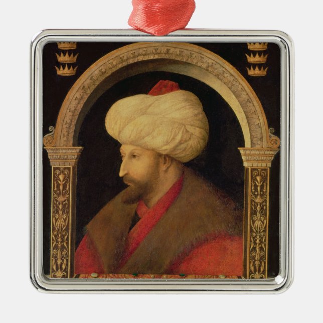 Sultanen Mehmet II 1480 Julgransprydnad Metall (Framsidan)