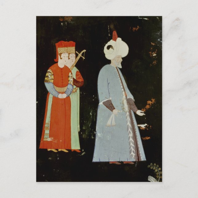 Sultanen Suleyman, den magnifika Vykort (Framsida)