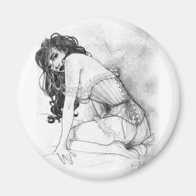 Sultry Corset Magnet (Framsidan)