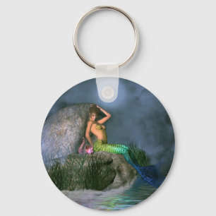 Sultry sjöjungfru Keychain Nyckelring