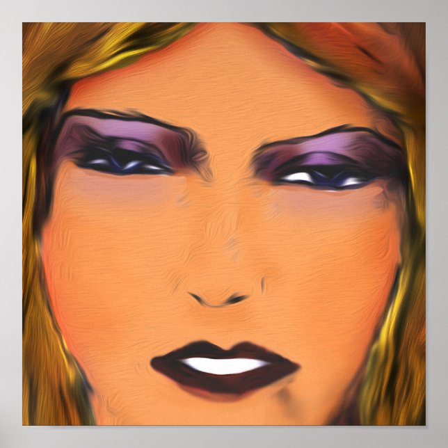 Sultry Woman Sketch Poster (Framsidan)