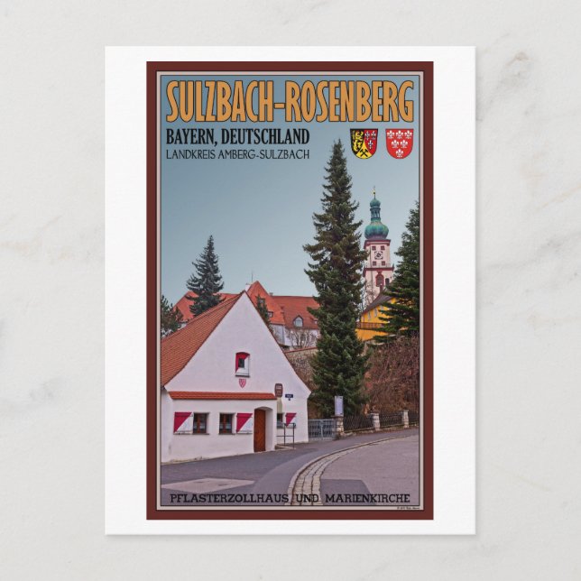 Sulzbach-Rosenberg - Toll House Vykort (Framsida)