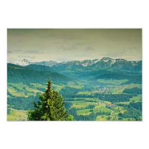 Sulzberg, Österrike Fototryck