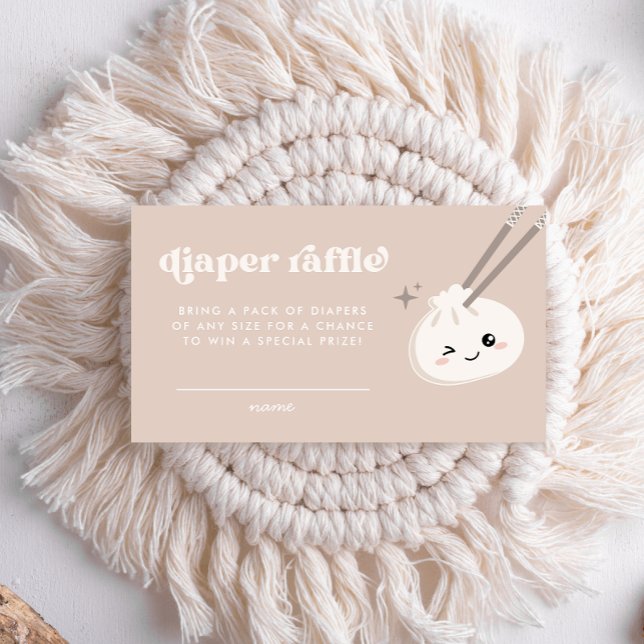Sum Baby Shower Diaper Raffle Tilläggskort (Skapare uppladdad)
