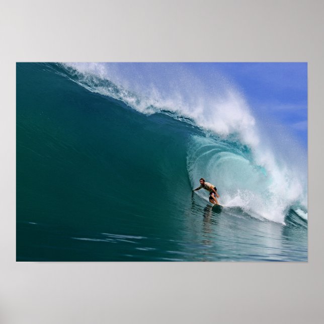 Sumatra Barrel Ride: Epic Surfing in Indonesia Poster (Framsidan)