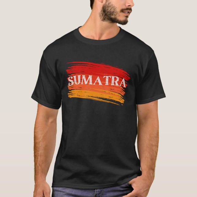 Sumatra, Indonesien T Shirt (Framsida)