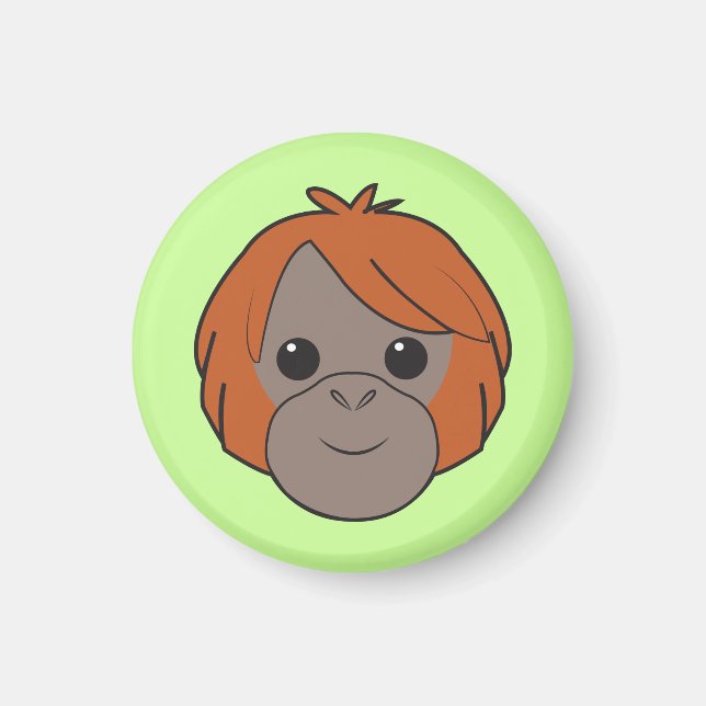 Sumatran Orangutan Magnet (Framsidan)