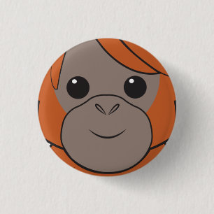Sumatran Orangutanansikte knäppas Knapp