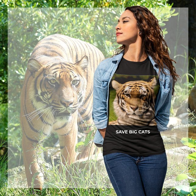 Sumatran Tiger Porträtt T-Shirt (Skapare uppladdad)